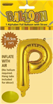 BALLOON FOIL 14 GOLD P  SelfInflating
