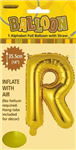 BALLOON FOIL 14 GOLD R  SelfInflating