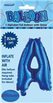 BALLOON FOIL 14 ROYAL BLUE A  SelfInflating