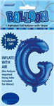 BALLOON FOIL 14 ROYAL BLUE G  SelfInflating