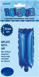 BALLOON FOIL 14 ROYAL BLUE I  SelfInflating