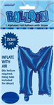 BALLOON FOIL 14 ROYAL BLUE M  SelfInflating