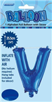 BALLOON FOIL 14 ROYAL BLUE V  SelfInflating