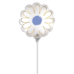 Balloon Foil 14 Satin Purple Daisy