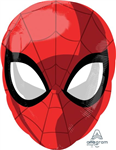 Balloon Foil 17 X 12Spiderman Animated Head Uninflated