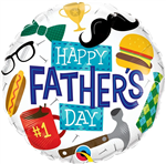 Balloon Foil 18 Everything Fathers Day Uninflated