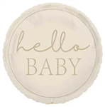 Balloon Foil 18 Nude Hello Baby