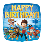 Balloon Foil 18Square Paw Patrol Uninflated