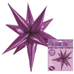 Balloon Foil 275 Starburst Purple AirFill