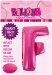 Balloon Foil 34 Hot Pink F