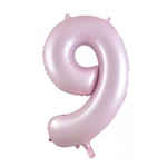 Balloon Foil 34 Matt Pastel Pink 9 Uninflated