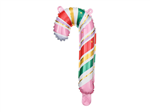 Balloon Foil 34 Pastel Candy Cane 5pk Uninflated