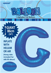 Balloon Foil 34 Royal Blue G Uninflated