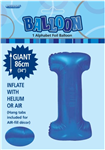 Balloon Foil 34 Royal Blue I Uninflated 