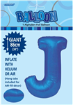 Balloon Foil 34 Royal Blue J Uninflated 