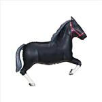 Balloon Foil 43 Horse Black Uninflated 