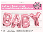 Balloon Foil Letter Kit Baby Pink