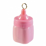 Balloon Weight Baby Bottle Pink
