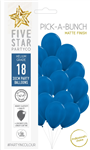 Balloons Matte Royal Blue 30cm 18 Pack