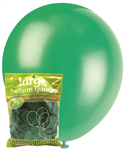 Balloons Metallic Green 25 Pack