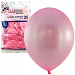 Balloons Metallic Light Pink 25 Pack