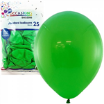 Balloons Standard Green 25 Pack