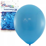 Balloons Standard Light  Blue 25 Pack