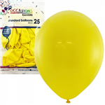 Balloons Standard Yellow 25 Pack