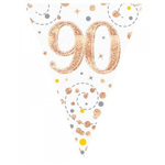 Bunting 90th Birthday Spark Fizz RG 39m