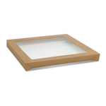 CATER BOX LID ONLY SQUARE LARGE KRAFT 