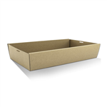 CATER BOX ONLY RECTANGLE LARGE BROWN