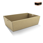 CATER BOX ONLY RECTANGLE MEDIUM BROWN 50CTN