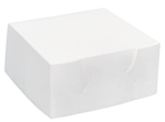 Cake Box White 6x6x3