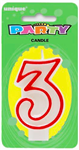 Candle 3 Red Border