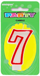 Candle 7 Red Border