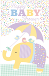 Card Baby Shower Elephant