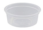 Castaway Container Small Round Microwave C2 70mL 100 Sleeve