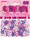 Confetti Glitz Pink 80th