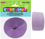 Crepe Streamer Lavender 24M