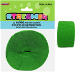 Crepe Streamer Lime Green 24M