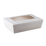 Detpak Lunch Box Medium Window White 50 Packet