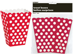 Dots Treat Boxes Red