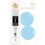 Five Star Balloons Pastel Blue 60Cm 2Pk