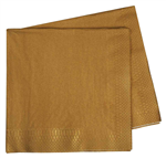 Five Star Napkins Dinner 2Ply Metalic Gold 40 Pack