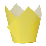 Five Star Paper Tulip Cupcake Case Pastel Yellow 20PK