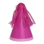 Five Star Party Hat With Tassel Topper Flamingo 10 Pack