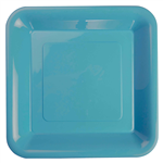 Five Star Square Banquet Plate 10 Pastel Blue 20 Pack