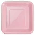 Five Star Square Snack Plate 7 Classic Pink 20 Pack