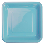 Five Star Square Snack Plate 7 Pastel Blue 20 Pack