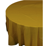 Five Star Table Cover Round Metallic Gold